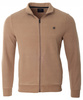 Bluza męska beżowa rozpinana na zamek ze stójką kieszenie bawełniana welurowa Antracid