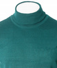 Golf męski sweter zielony wizytowy elegancki - MUST