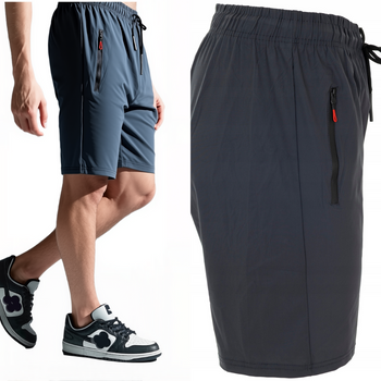 Spodenki męskie krótkie szorty ciemno-niebieskie 2 kieszenie - Must