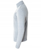 Golf męski sweter jasnoszary wizytowy elegancki - MUST