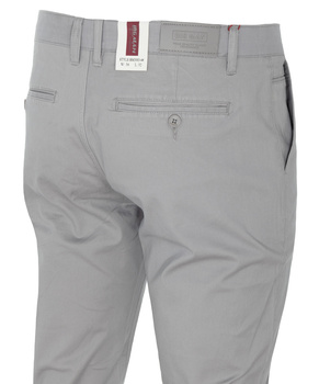 Stylowe szare spodnie męskie bawełniane