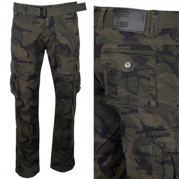 Spodnie męskie bojówki - zielone MORO ITENO