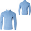 Golf męski sweter błękitny wizytowy elegancki - MUST