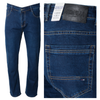 Spodnie jeansy męskie granatowe proste nogawki bawełniane klasyczne - Gemello