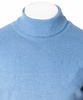 Golf męski sweter błękitny wizytowy elegancki - MUST