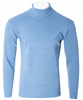 Golf męski sweter błękitny wizytowy elegancki - MUST