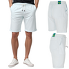 Spodenki męskie krótkie jak lniane klasyczne - białe 