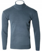 Golf męski sweter grafitowy wizytowy elegancki - MUST