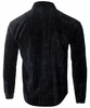 Koszula męska casual sztruksowa czarna ciepła - Redline