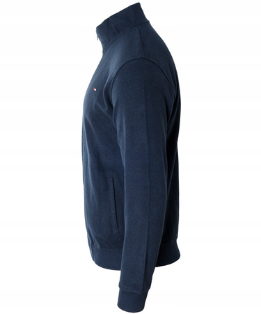 Bluza męska granatowa rozpinana na zamek ze stójką kieszenie Dynamic