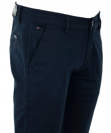 Spodnie materiałowe bawełniane granatowe L30 i L32 - King BonkBSS