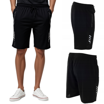 Spodenki męskie krótkie szorty czarne - Must