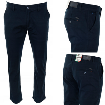Spodnie materiałowe bawełniane granatowe L30 i L32 - King BonkBSS